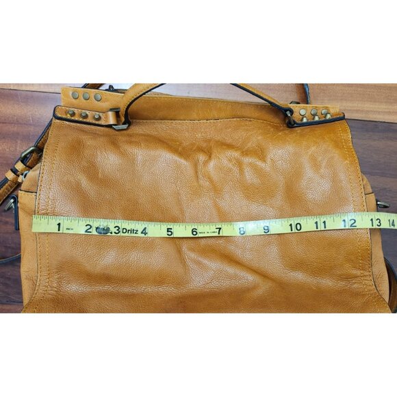 C & C California Leather Bag Satchel Crossbody Tote Bag British Tan - Picture 16 of 16